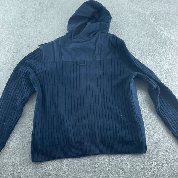 Bass Outdoor Navy Full-Zip Hoodie Sweater XXL  Blend Mens  5580 NWT - Picture 2 of 9